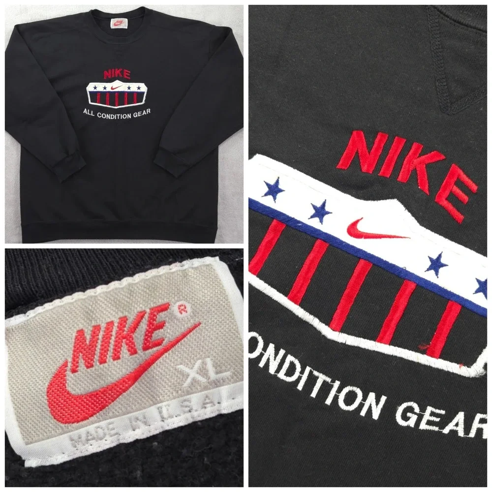 Vintage Nike ACG Sweatshirt Mens XL‎ USA Embroidered Pullover
